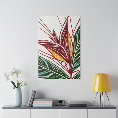 Fine Wall Art Print Home Office Decor Floral Line 8330 - Canvas