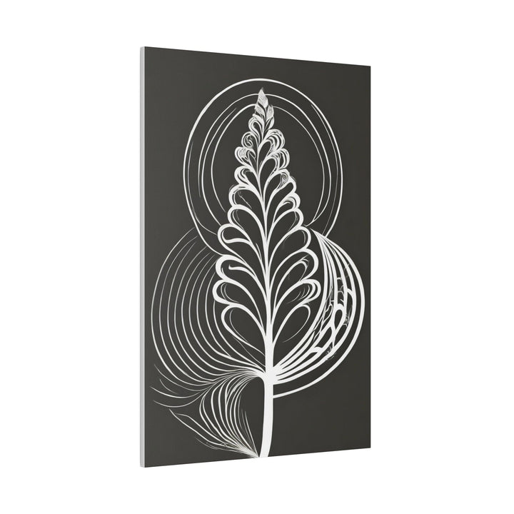 Wall Decor Giclee Fine Art Print - Floral White Line Art Print - Decorative