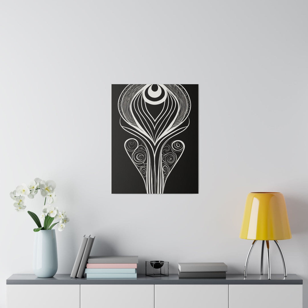 Wall Decor Giclee Fine Art Print - Floral White Line Art Print - Decorative