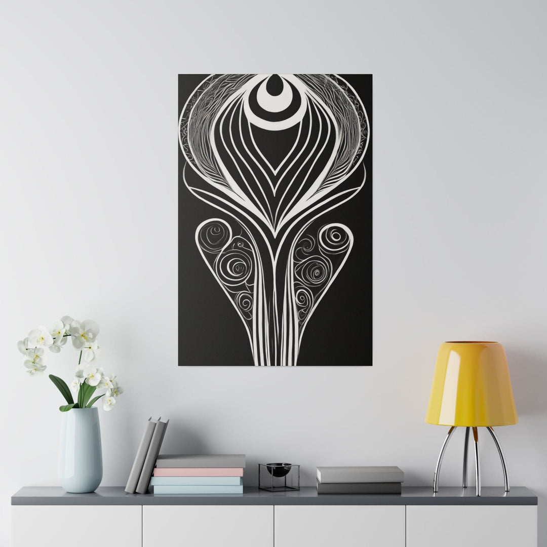 Wall Decor Giclee Fine Art Print - Floral White Line Art Print - Decorative