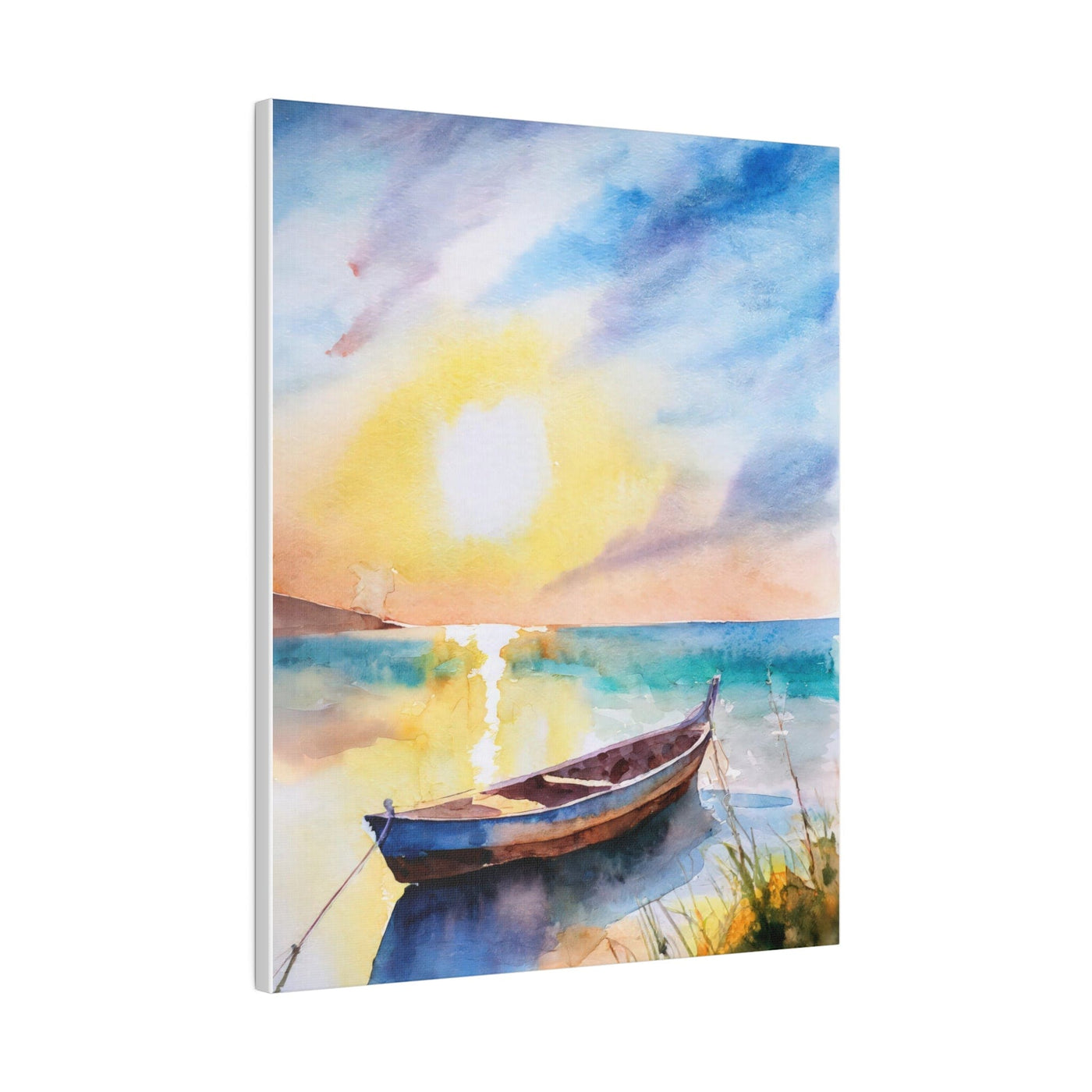 Fine Wall Art Print Home Office Decor Sunset By The Sea - Canvas