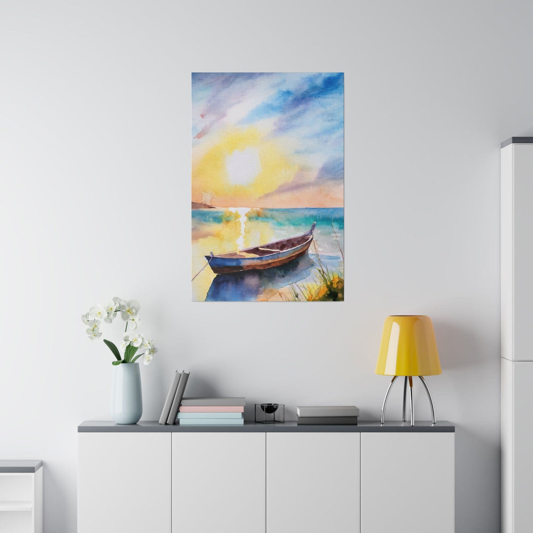 Wall Decor Giclee Fine Art Print - Sunset by the Sea Print - Decorative | Wall