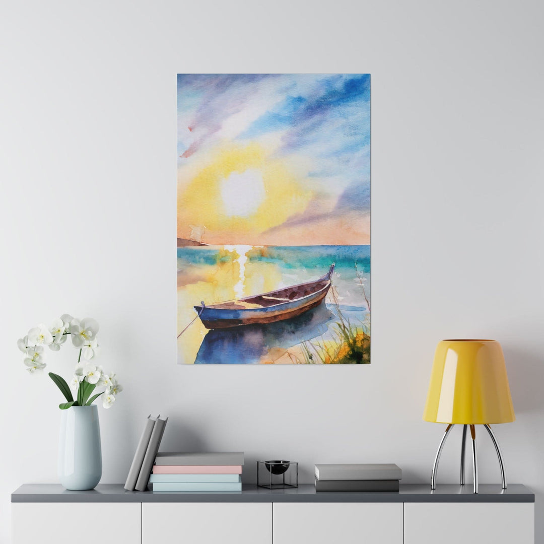 Wall Decor Giclee Fine Art Print - Sunset by the Sea Print - Decorative | Wall