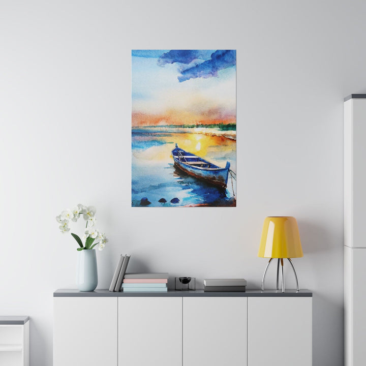 Wall Decor Giclee Fine Art Print - Sunset by the Sea Print - Decorative | Wall