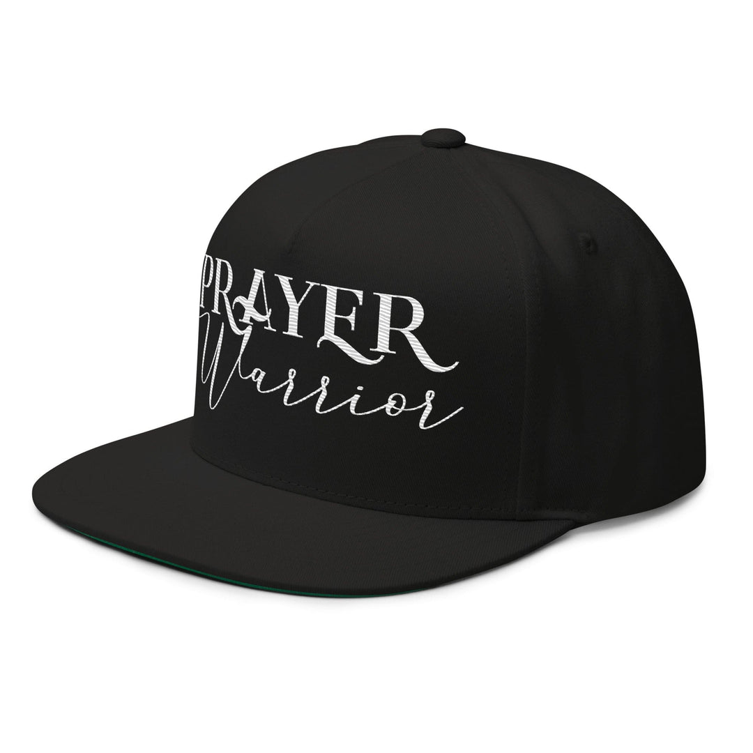 Flat Bill Baseball Cap - Prayer Warrior - Unisex | Baseball Caps | Embroidered