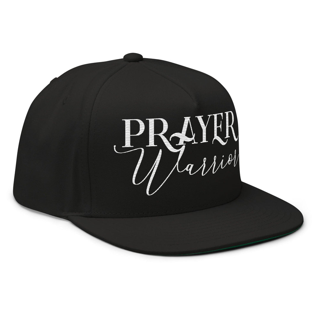 Flat Bill Baseball Cap - Prayer Warrior - Unisex | Baseball Caps | Embroidered