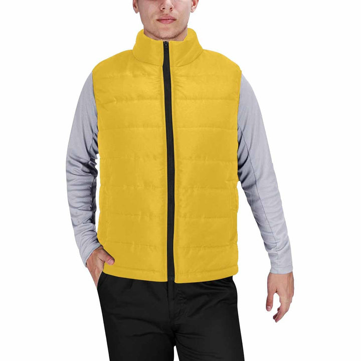 Freesia Yellow Mens Padded Vest - Mens | Vests