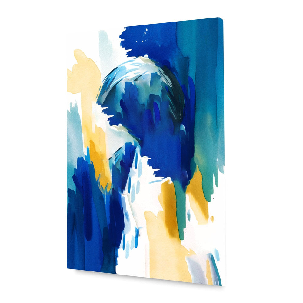Wall Decor - Giclee Poster Art Print - Blue Abstract Watercolors