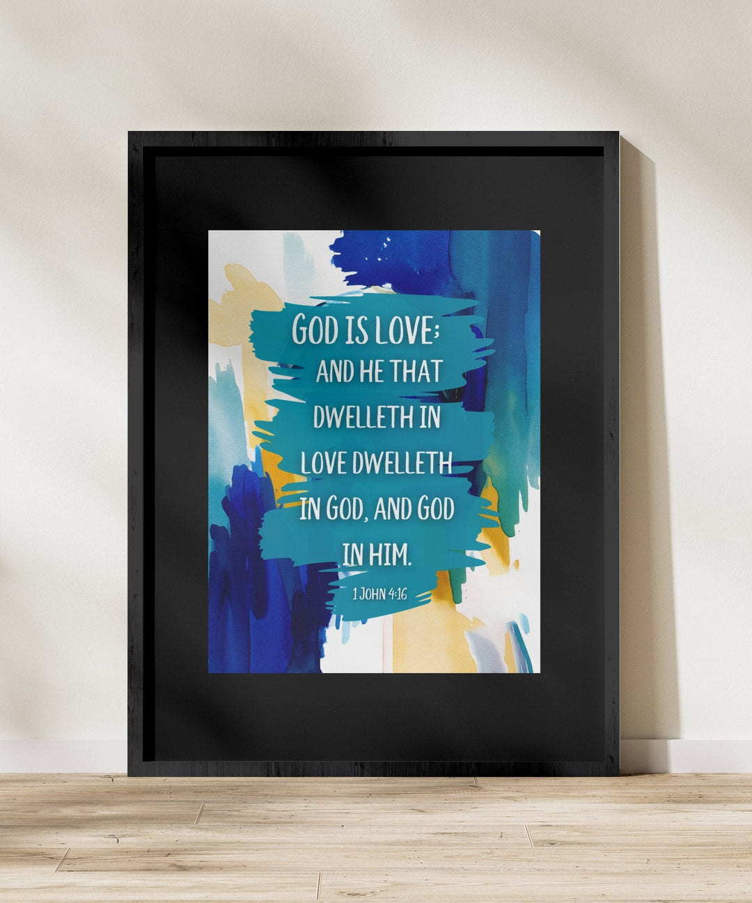 Wall Decor Giclee Fine Art Print - God is Love - Decorative | Wall Art | Giclee