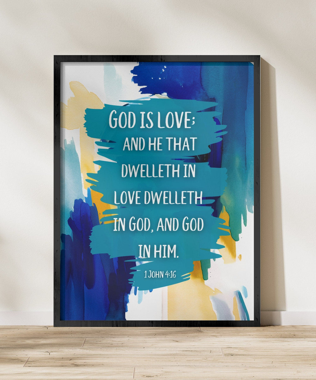 Wall Decor Giclee Fine Art Print - God is Love - Decorative | Wall Art | Giclee