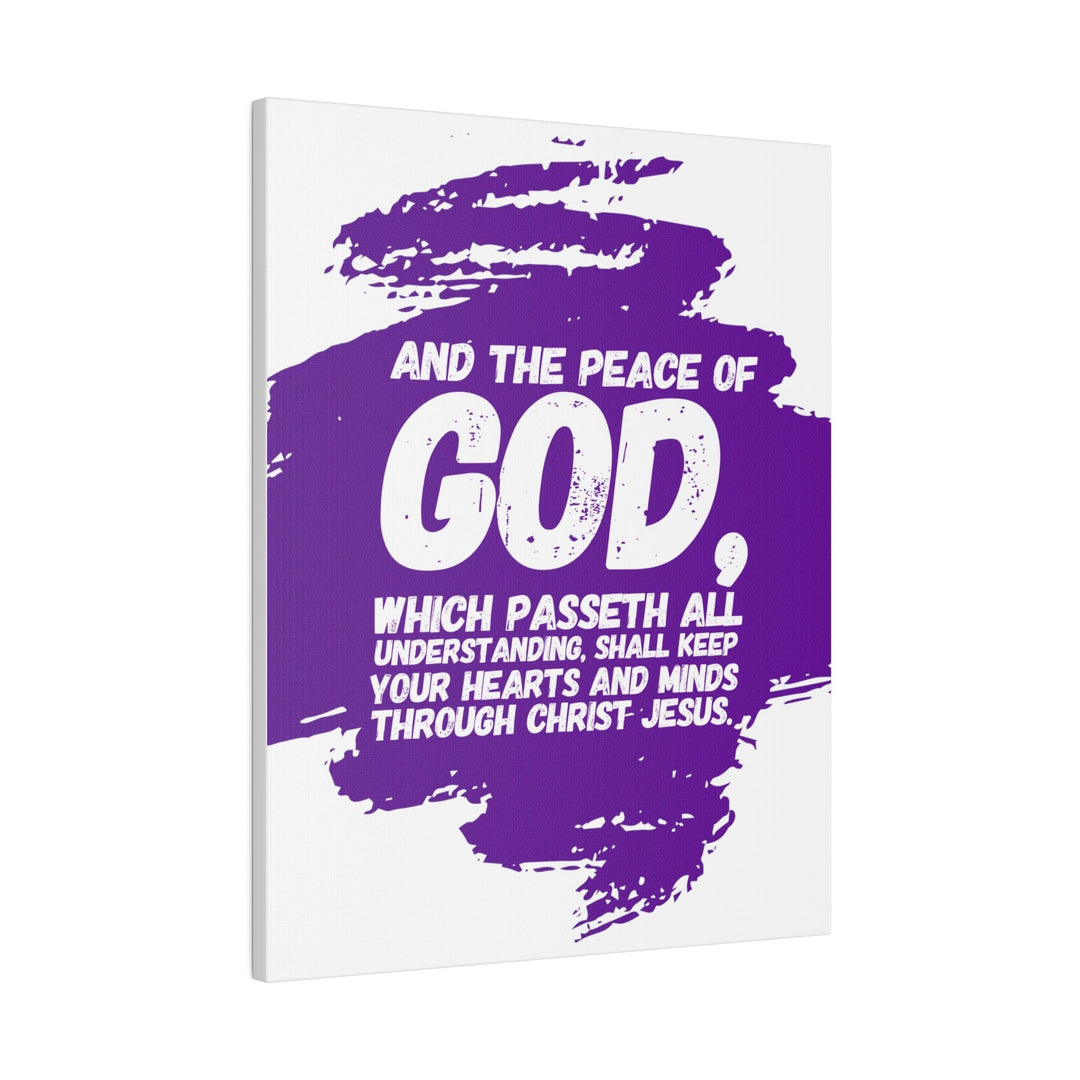 Wall Decor Giclee Fine Art Print and the Peace of God Purple - Decorative