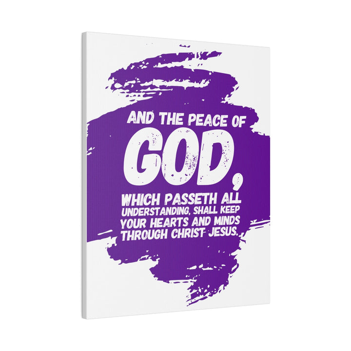 Wall Decor Giclee Fine Art Print and the Peace of God Purple - Decorative