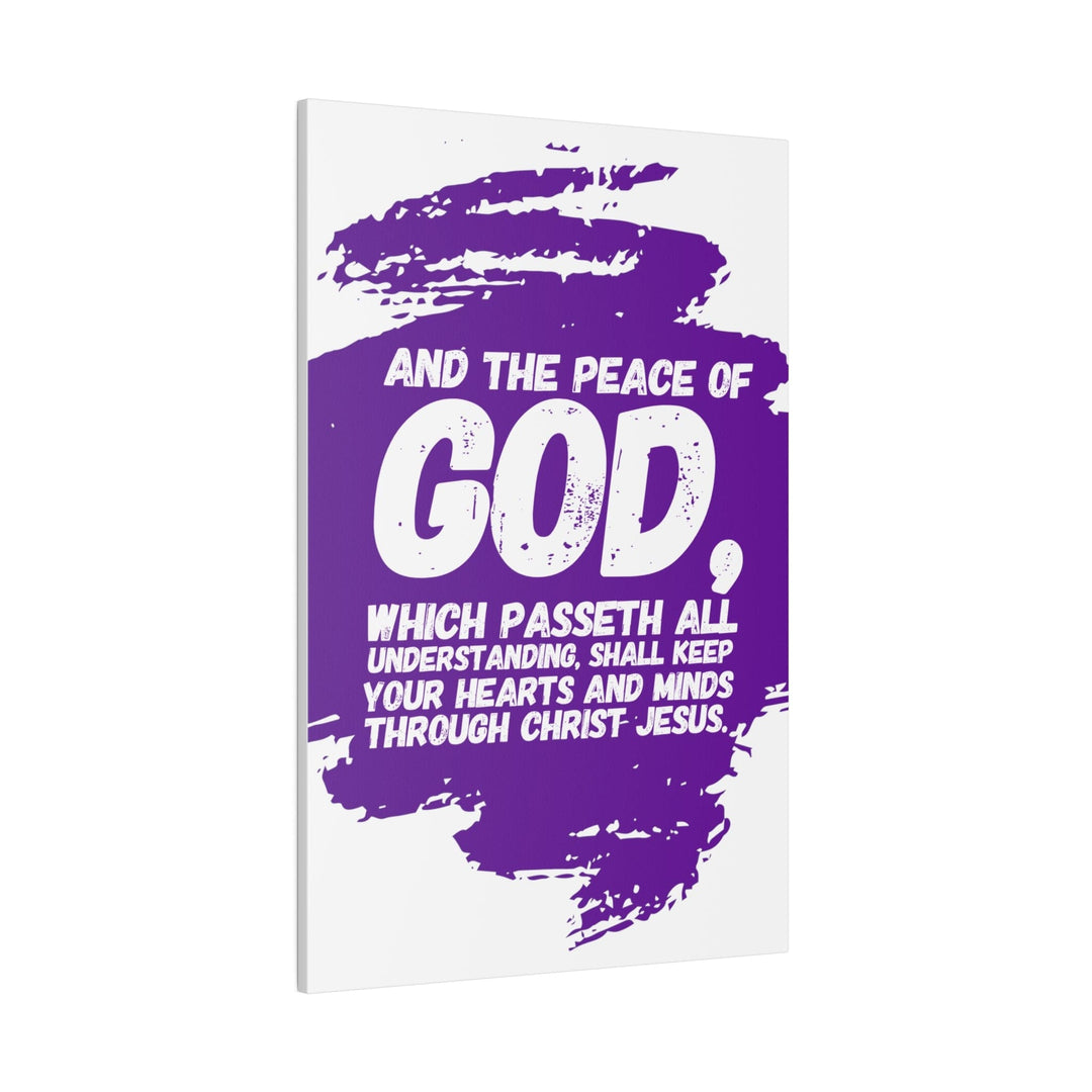 Wall Decor Giclee Fine Art Print and the Peace of God Purple - Decorative