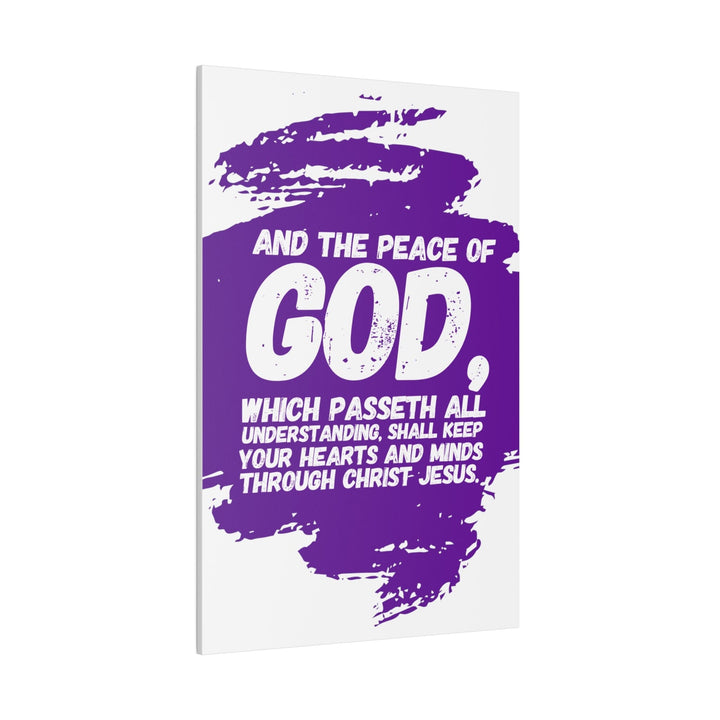 Wall Decor Giclee Fine Art Print and the Peace of God Purple - Decorative