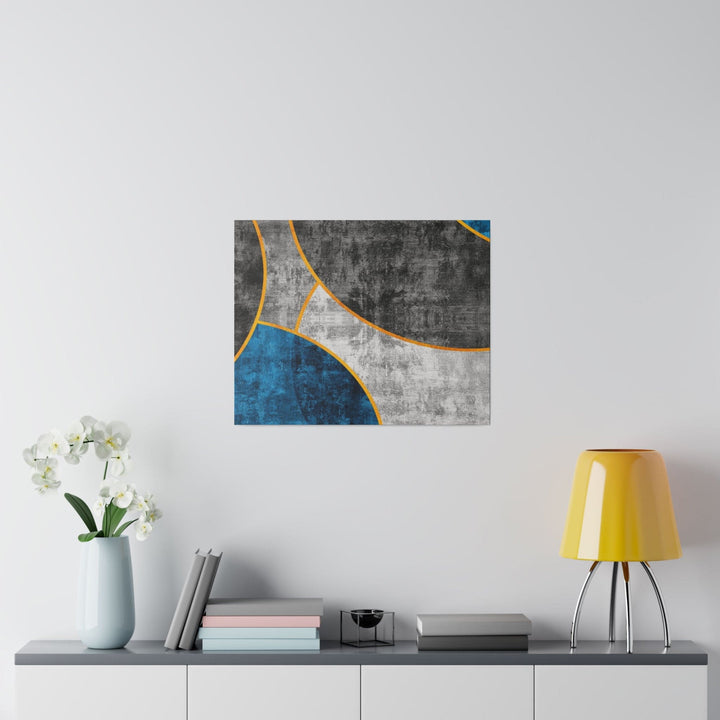 Wall Decor Giclee Fine Art Print Blue Grey Design - Decorative | Wall Art