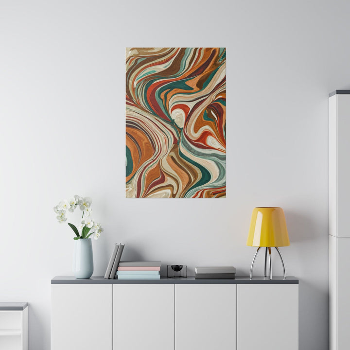 Wall Decor Giclee Fine Art Print Boho Brown Marble Print - Decorative | Wall