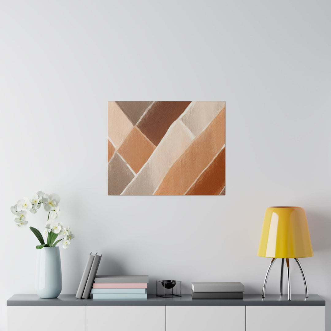 Wall Decor - Giclee Poster Art Print - Brown Rustic Watercolors Print