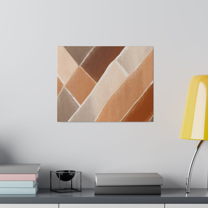 Wall Decor - Giclee Poster Art Print - Brown Rustic Watercolors Print