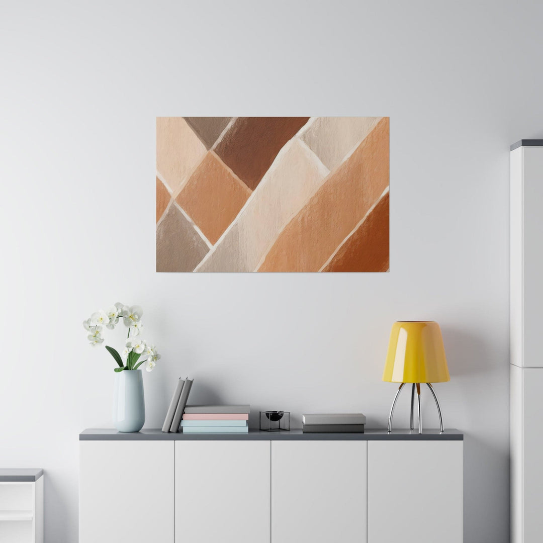 Wall Decor - Giclee Poster Art Print - Brown Rustic Watercolors Print