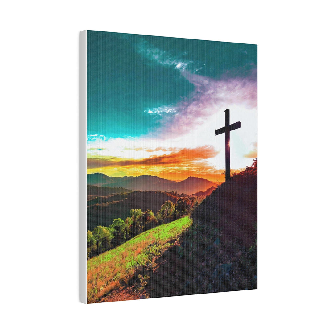 Wall Decor Giclee Fine Art Print Cross on Hilltop - Decorative | Wall Art