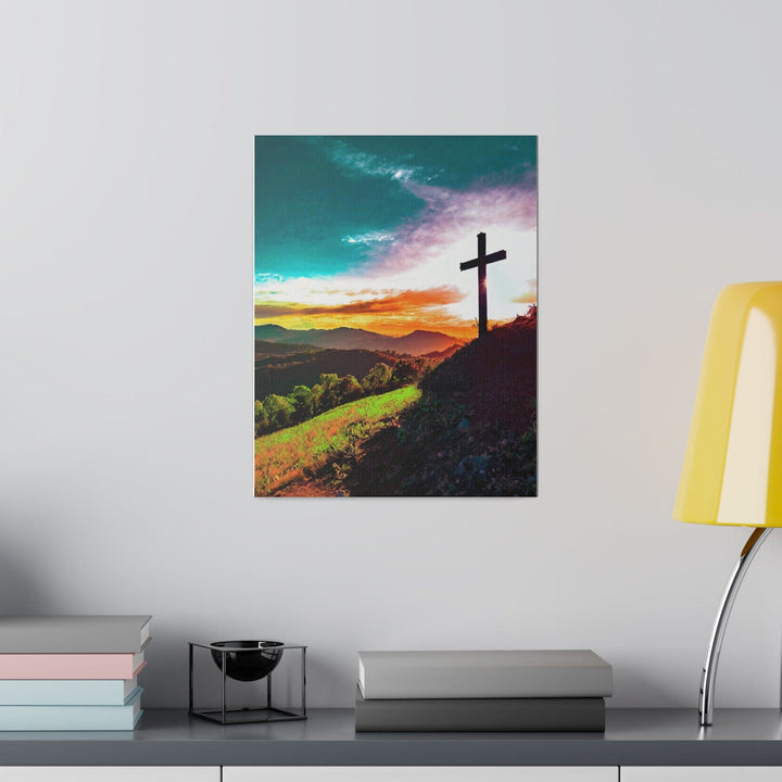 Wall Decor Giclee Fine Art Print Cross on Hilltop - Decorative | Wall Art