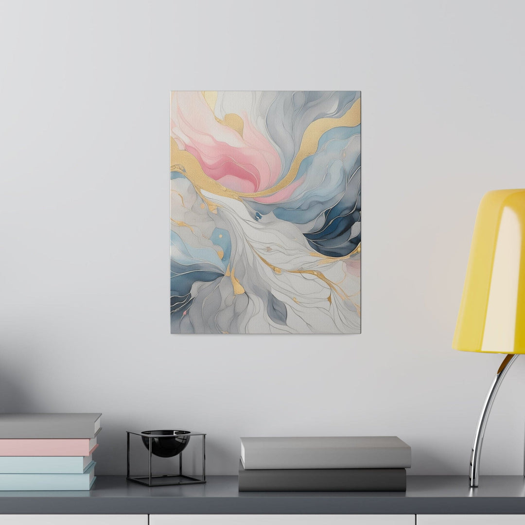 Wall Decor Giclee Poster Art Print Marble Cloud of Grey Pink Blue 5522