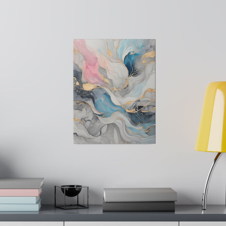 Wall Decor Giclee Fine Art Print Marble Cloud of Grey Pink Blue 63389