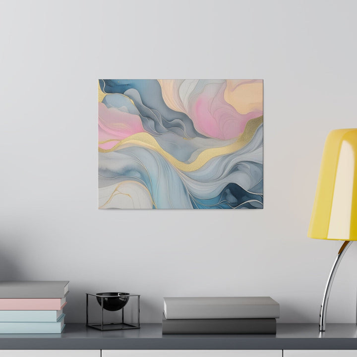 Wall Decor Giclee Fine Art Print Marble Cloud of Grey Pink Blue 72067