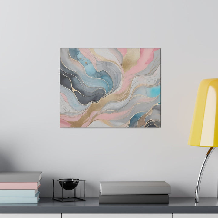 Wall Decor Giclee Fine Art Print Marble Cloud of Grey Pink Blue 82395