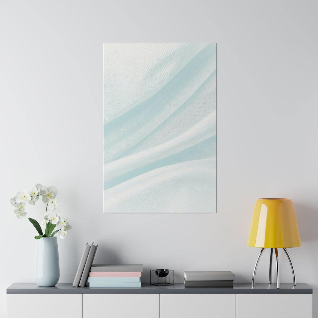 Wall Decor Giclee Fine Art Print Pastel Blue Swirl - Decorative | Wall Art