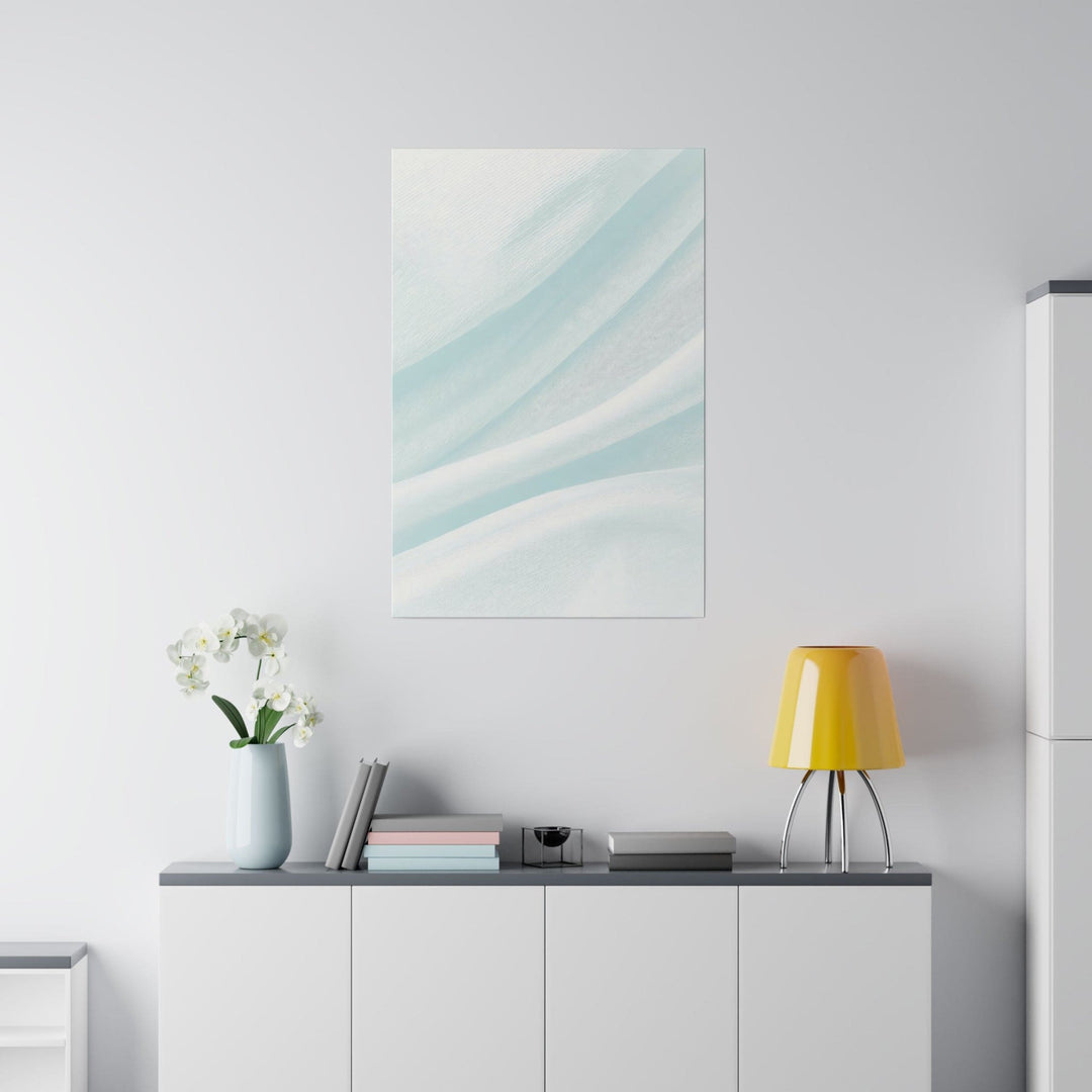 Wall Decor Giclee Fine Art Print Pastel Blue Swirl - Decorative | Wall Art