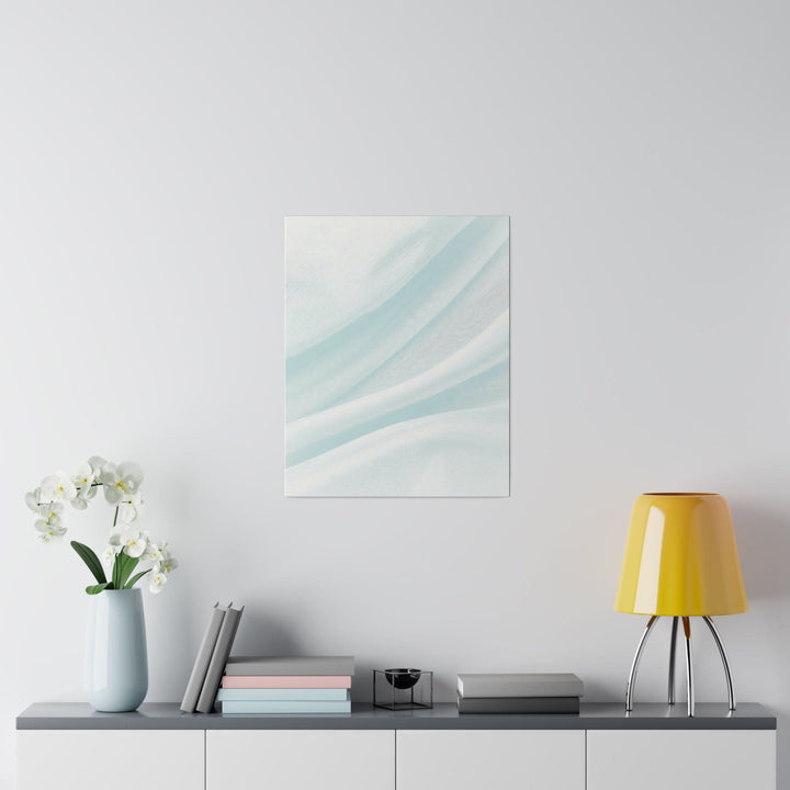 Wall Decor Giclee Fine Art Print Pastel Blue Swirl - Decorative | Wall Art