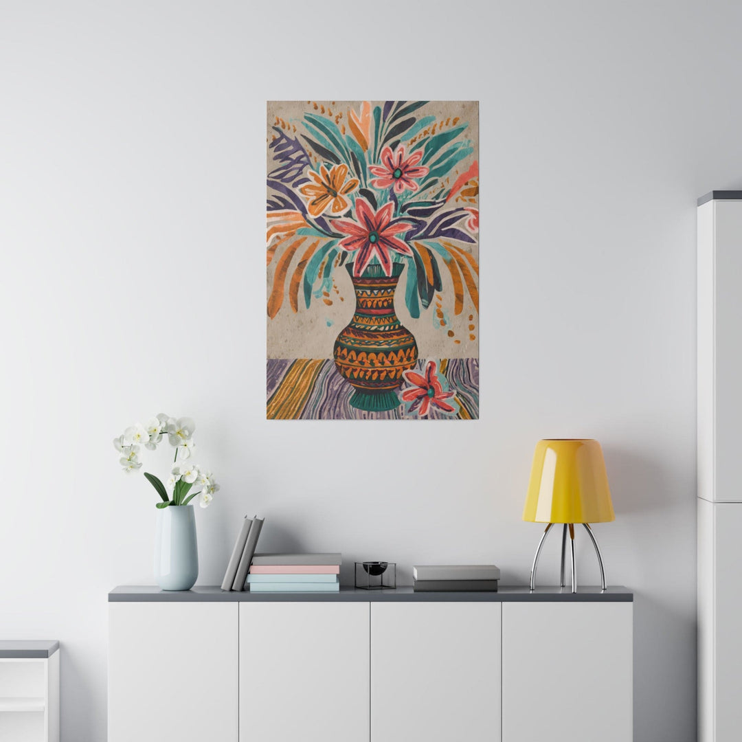 Wall Decor Giclee Poster Art Print Pastel Floral Vase - Decorative | Wall Art