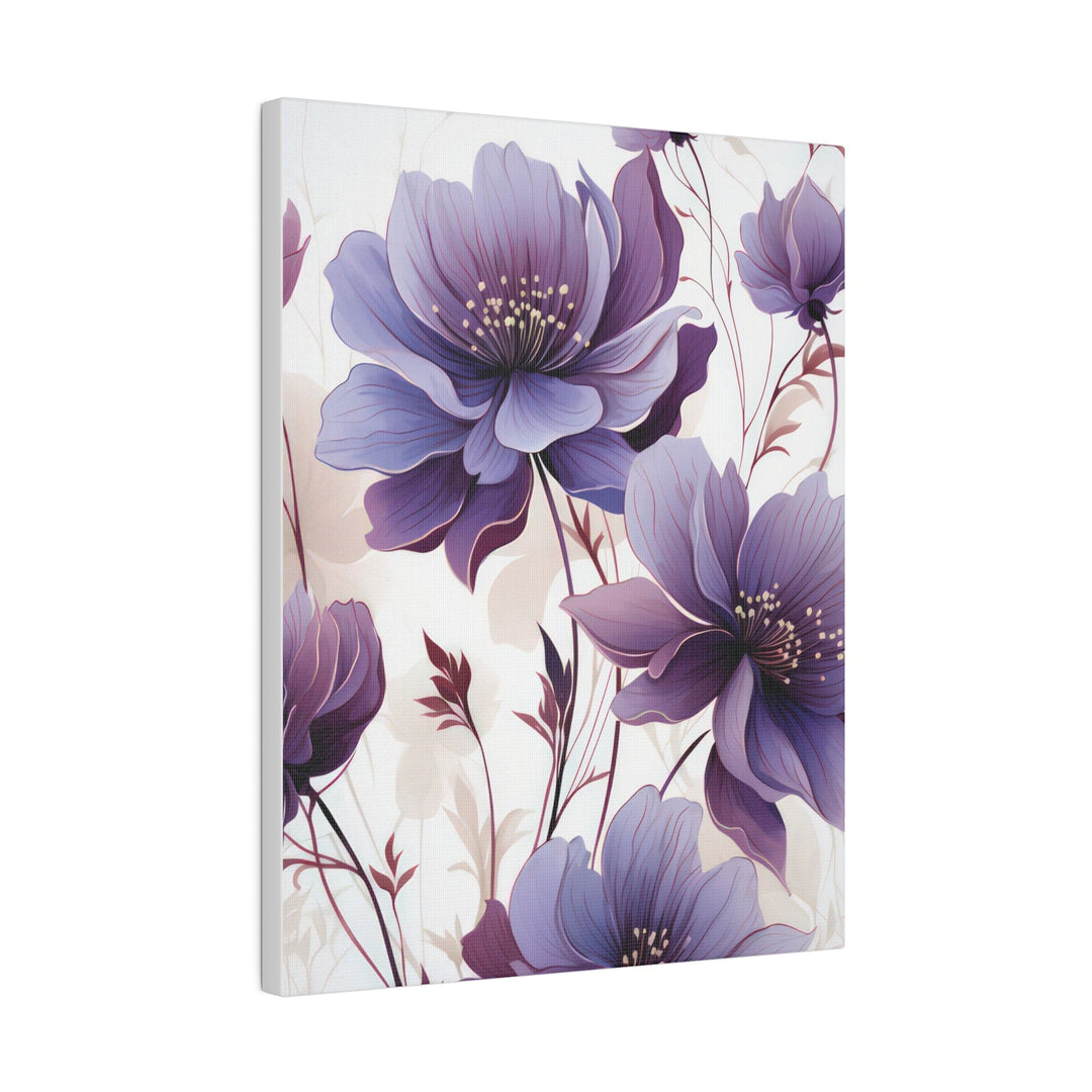 Wall Decor Giclee Fine Art Print Purple Botanical Blooms - Decorative | Wall