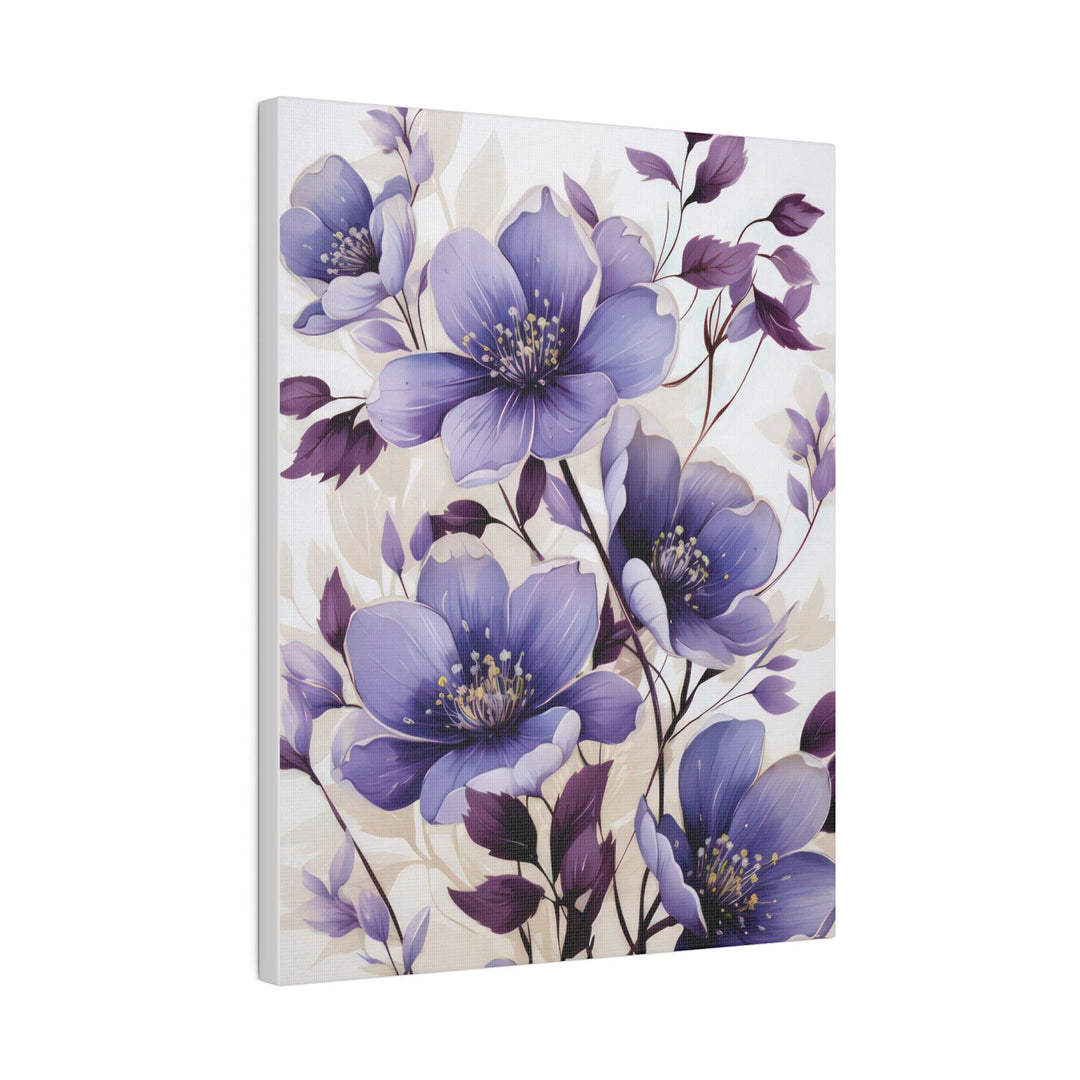 Wall Decor Giclee Fine Art Print Purple Botanical Blooms - Decorative | Wall