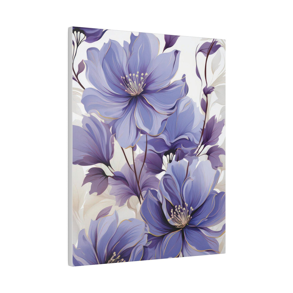 Wall Decor Giclee Fine Art Print Purple Botanical Blooms - Decorative | Wall