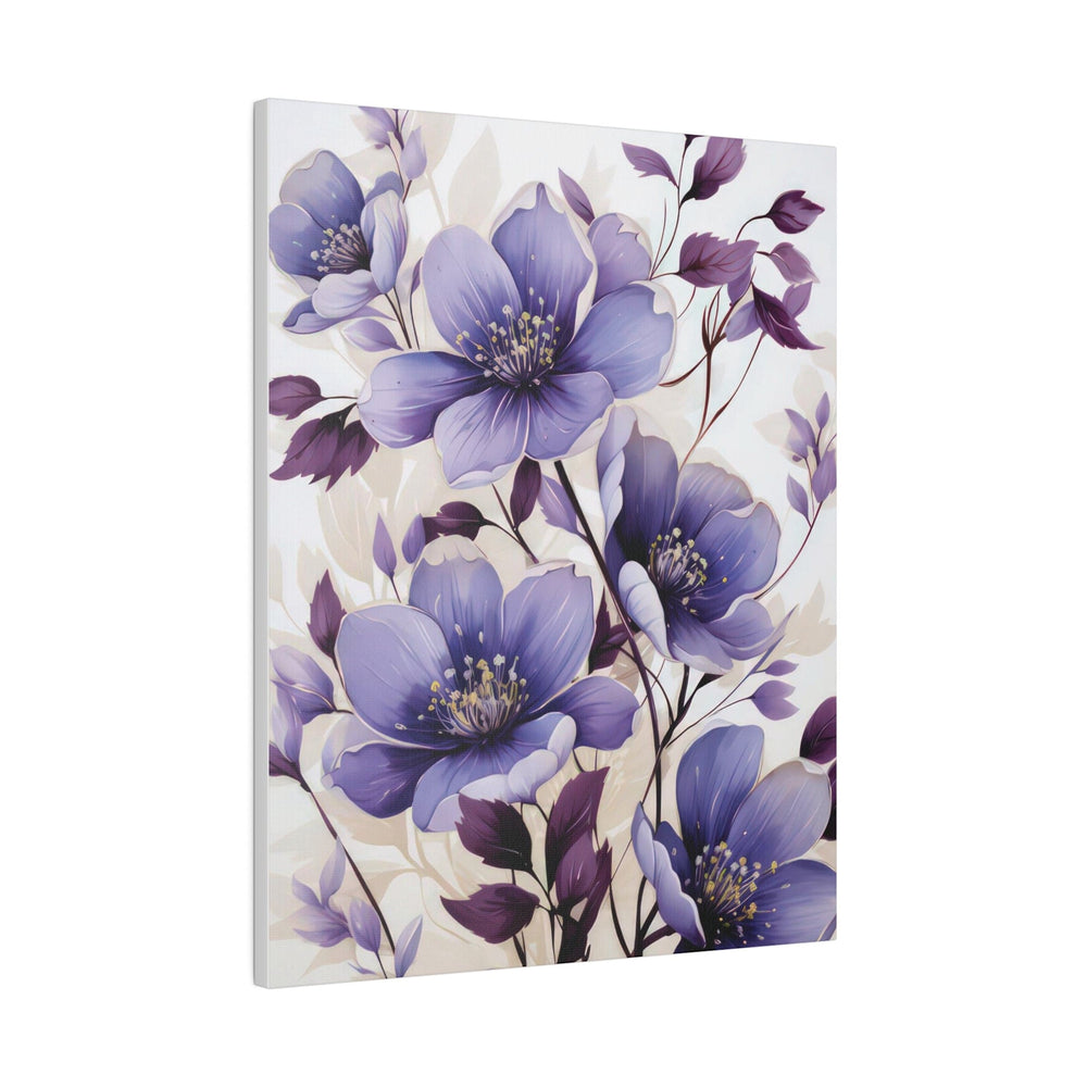 Wall Decor Giclee Fine Art Print Purple Botanical Blooms - Decorative | Wall