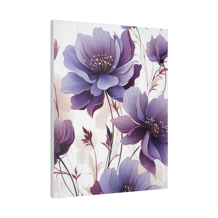 Wall Decor Giclee Fine Art Print Purple Botanical Blooms - Decorative | Wall