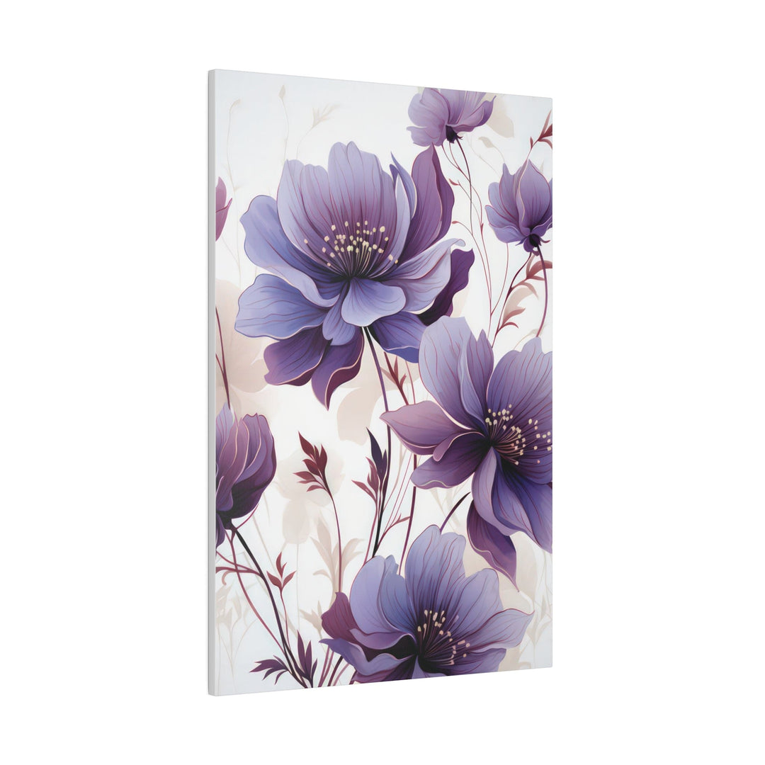 Wall Decor Giclee Fine Art Print Purple Botanical Blooms - Decorative | Wall