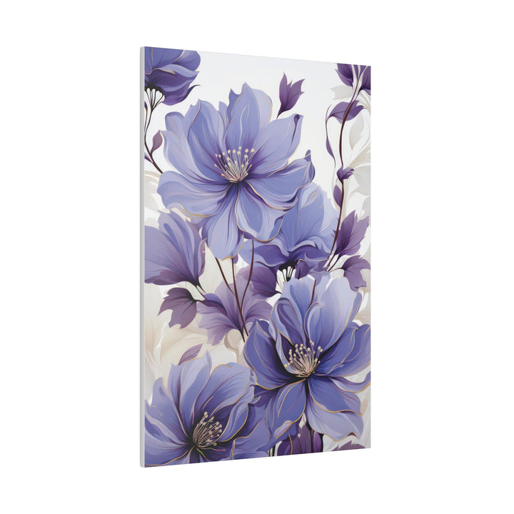 Wall Decor Giclee Fine Art Print Purple Botanical Blooms - Decorative | Wall