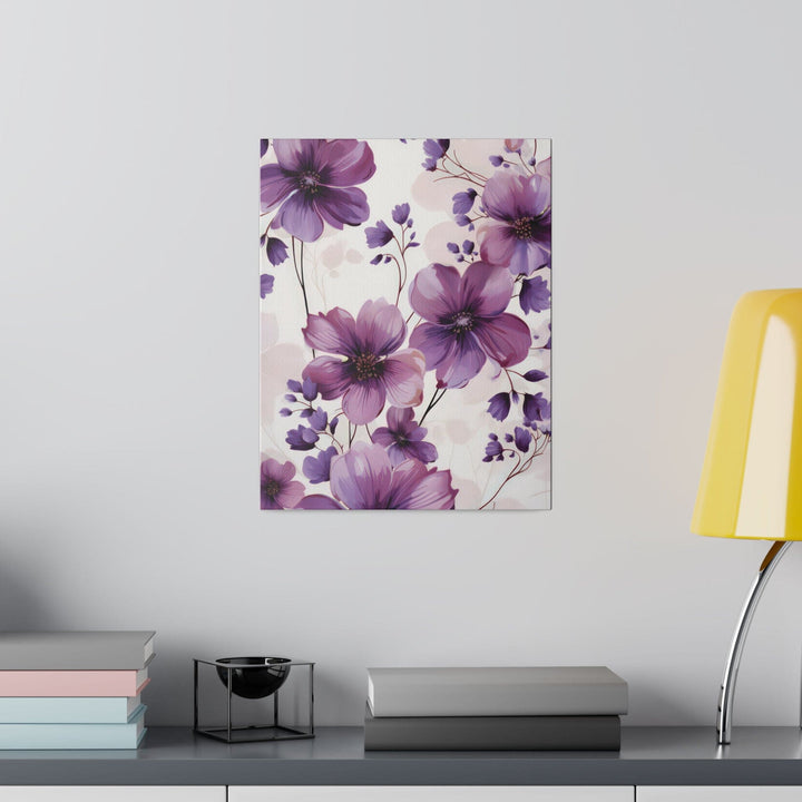 Wall Decor Giclee Fine Art Print Purple Botanical Blooms - Decorative | Wall