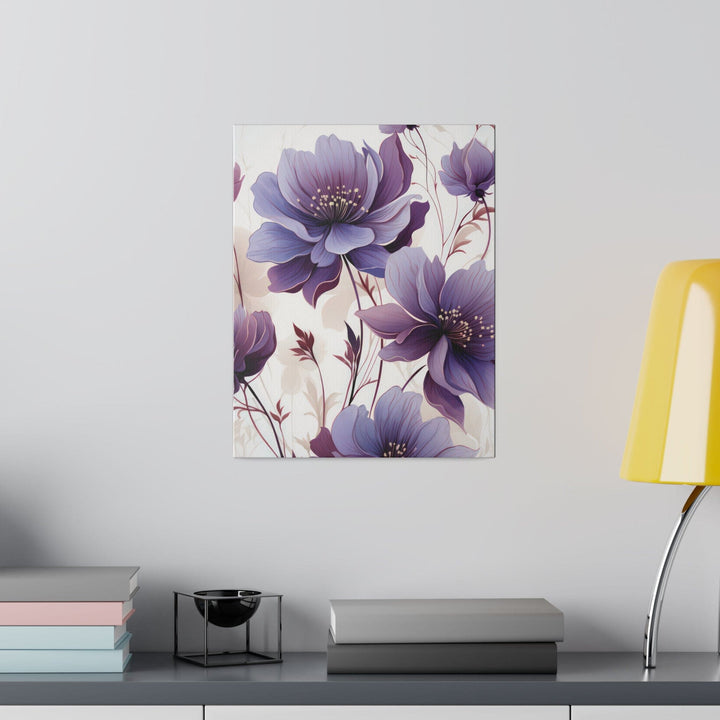 Wall Decor Giclee Fine Art Print Purple Botanical Blooms - Decorative | Wall