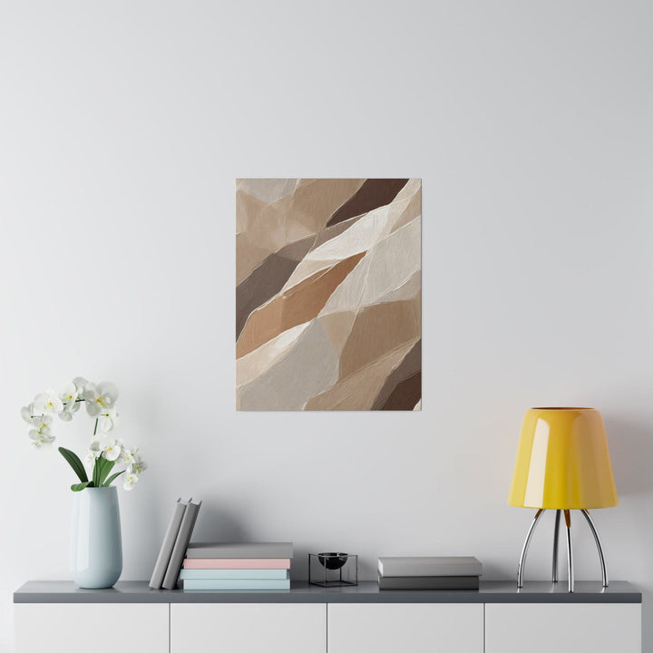 Wall Decor Giclee Fine Art Print Rustic Brown Stone Print - Decorative | Wall