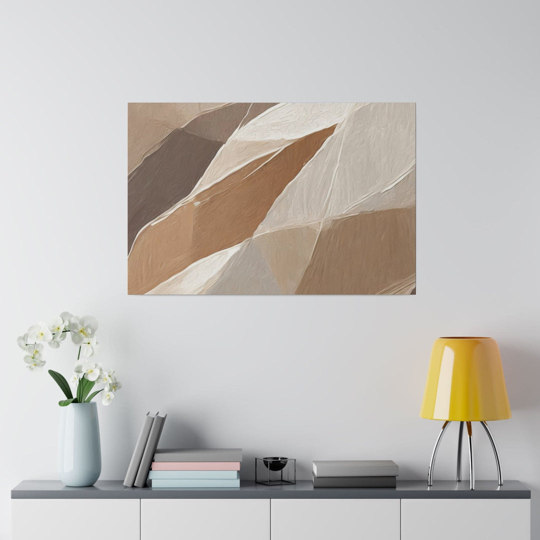 Wall Decor Giclee Fine Art Print Rustic Brown Stone Print - Decorative | Wall