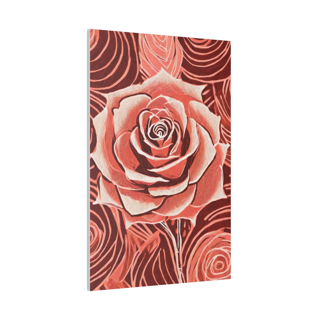 Wall Decor Giclee Fine Art Print Rustic Pink Rose - Decorative | Wall Art