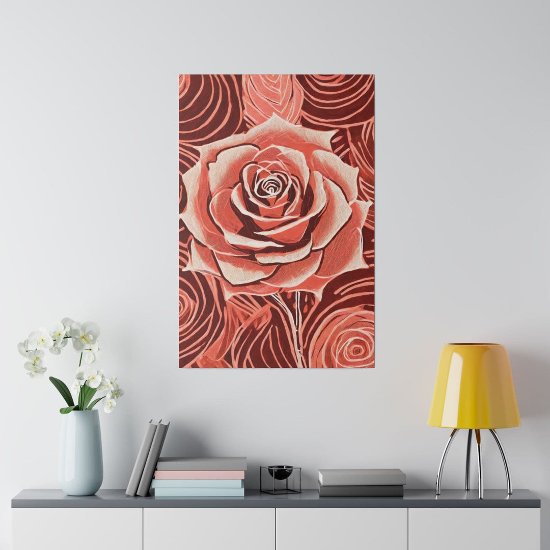 Wall Decor Giclee Fine Art Print Rustic Pink Rose - Decorative | Wall Art