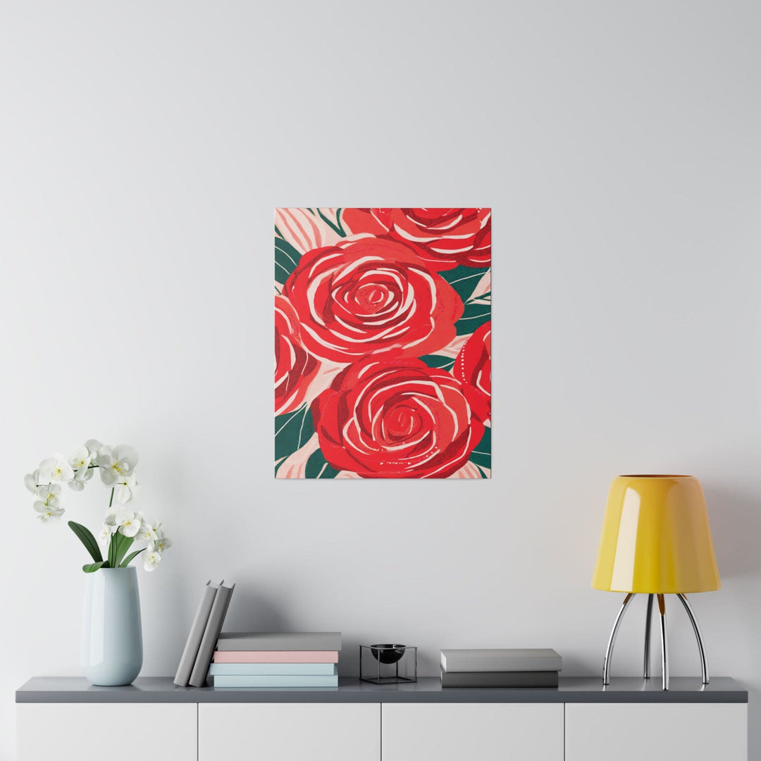 Wall Decor Giclee Fine Art Print Rustic Red Roses - Decorative | Wall Art