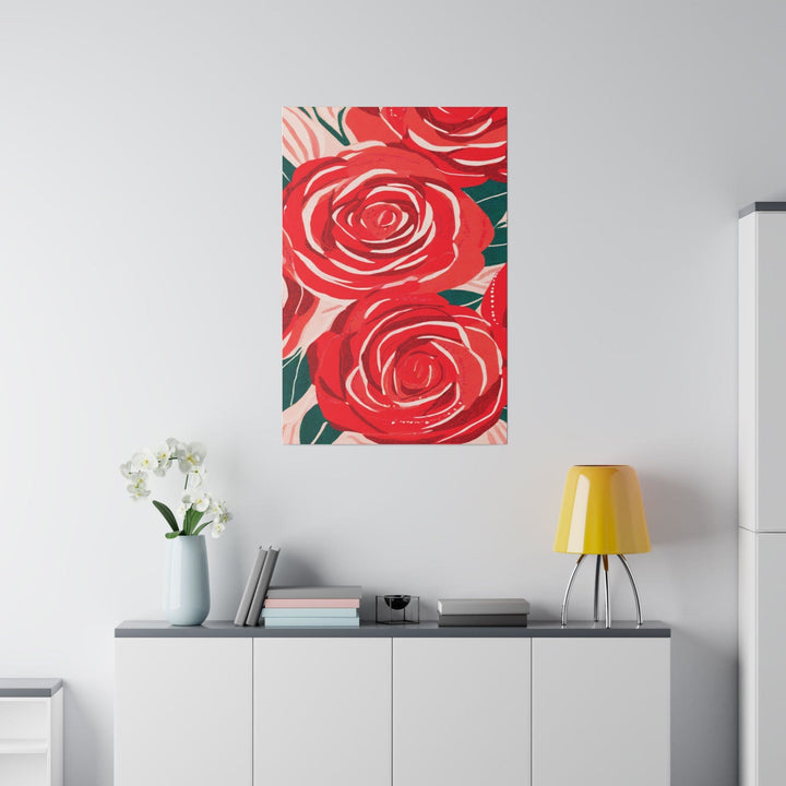 Wall Decor Giclee Fine Art Print Rustic Red Roses - Decorative | Wall Art