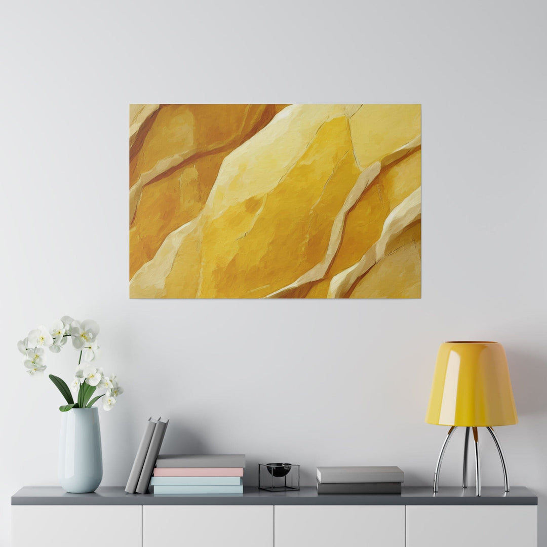 Wall Decor Giclee Fine Art Print Rustic Yellow Stone Print - Decorative | Wall