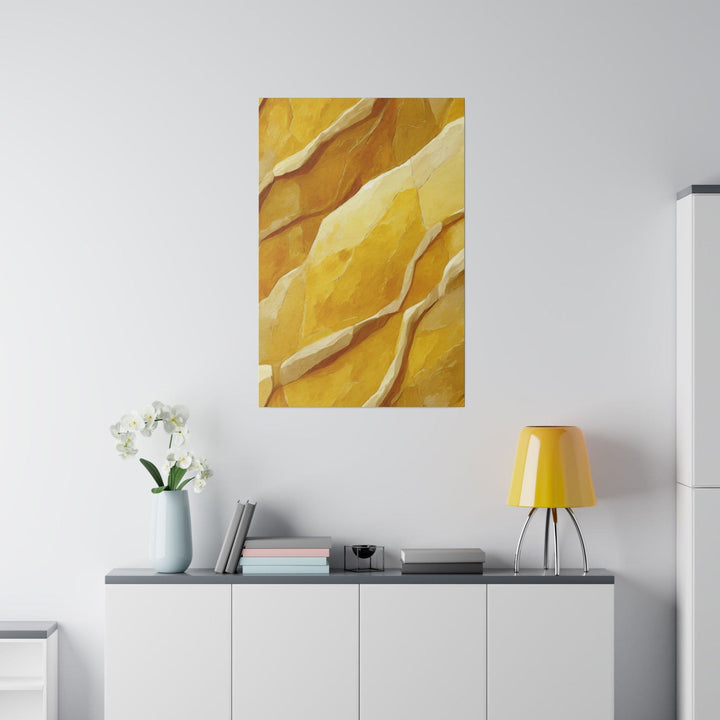 Wall Decor Giclee Fine Art Print Rustic Yellow Stone Print - Decorative | Wall